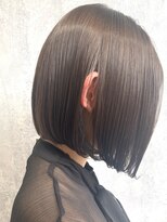 ジーナ 札幌(Zina)&nbsp;【Zina札幌】イメチェン毛先パーマ耳かけ×フォギーベージュ