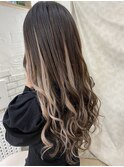編み込みエクステ　メッシュ　ハイライト☆