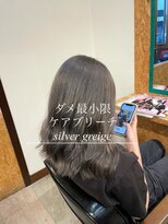 ダブルケーツー 倉敷店(wk-two)&nbsp;☆ケアブリーチ silver greige☆