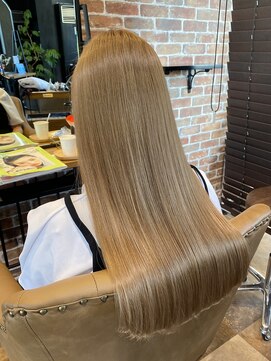 リズムネクスト(r-ism next) ミルクティーベージュ×髪質改善で艶々☆[トリートメント]