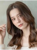 かきあげ前髪/ミディアム/ロング/20代30代/原宿/表参道