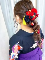 ヘアアンドメイクフォトスタジオ ルーファイブ(Roue five) 【池袋駅西口・ヘアセット】編みおろし