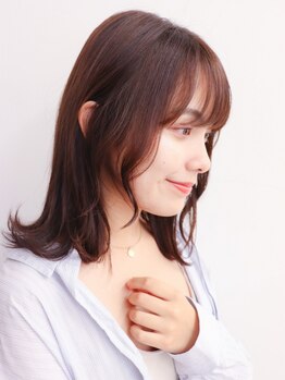アンサム(UNSOME)の写真/【全席半個室/カラー専門店】ダメージレス×オーガニック艶々の手触り☆リタッチ¥2500～/フルカラー¥3600～