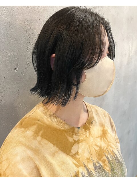 裾カラー/bob／髪質改善カラー
