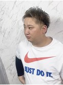 ベリーショートメッシュ風スタイル