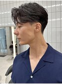 センターパート/ニュアンスパーマ