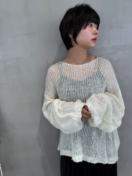 ガリカ 蔵前(Gallica) 【竹之内蔵人】大人耳かけマッシュショート似合わせ黒髪ショート