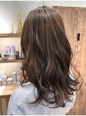 波巻きカールスタイル