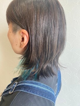 ロニ(Roni) インナーカラーブルー