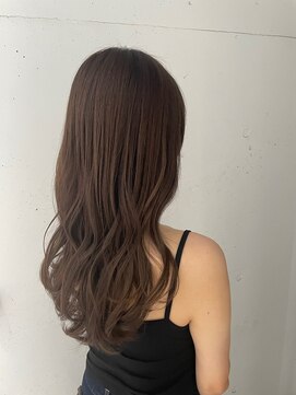 シュリット(schritt) ブリーチなしラベンダーアッシュ/ロングヘア韓国 渋谷YOSHITAKE