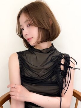 ネイロ バイ ジルブラン 葛西(NeiRo by JIL BLAN) ハイライト白髪ぼかしダブルカラーインナーカラーショートボブ