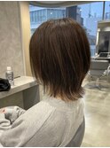 ★20代30代40代小顔似合わせカットイメチェン前髪こなれミディ