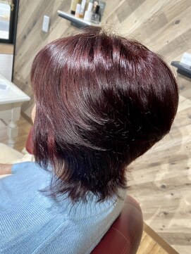 ルネッサンスヘアー ラファエロ(RAFFAELLO) 艶々グレーカラー　レッドブラウン