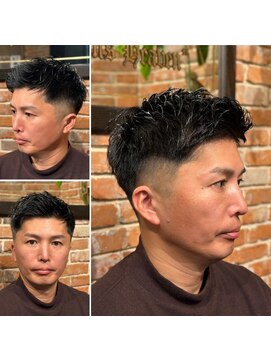 ヒロギンザ 仙台名掛丁店(HIRO GINZA) 仙台 ツーブロック アップバングショート