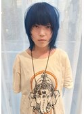 【kicca】rainy blue color/layer cut