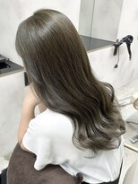 ワンラヴェストヘアオルシェット 長野駅(One Lovest Hair olchette)&nbsp;まろやか艶グレージュ／自然な透明感ロング