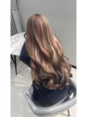 ミルクティーにエクステバレイヤージュ♪♪