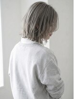 ニコリヘアワークス(nicori hair works)&nbsp;ボブ×ハイトーン×グレージュ1