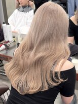 ニコ トウキョウ 渋谷(nico TOKYO)&nbsp;ミルクティーベージュダブルカラーハイトーン韓国レイヤー