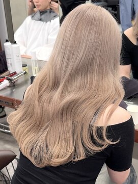 ニコ トウキョウ 渋谷(nico TOKYO) ミルクティーベージュダブルカラーハイトーン韓国レイヤー