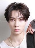 シースルーフェザーショート