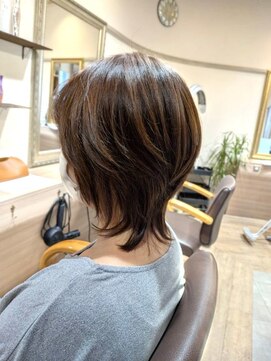ヘアーズファイン(hair's fine) 似合わせ◎髪質改善ミディハネ顔周りレイヤー小顔40代