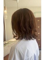 アース コアフュールボーテ 北小金店(EARTH coiffure beaute)&nbsp;くせを活かして大人のミディアムスタイル