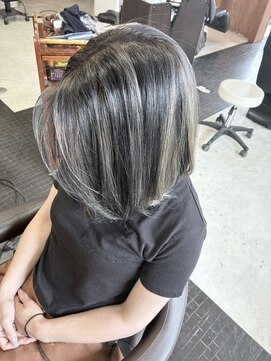 ヘアーサロン デペント(HAIR SALON Depend) 多セクションカラー　グレージュ