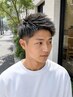 《メンズ限定》メンズカット+眉メンテ+炭酸シャンプー  ￥4400→￥3850
