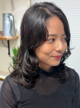 サンチャサロン(sancha salon)&nbsp;外国人風ミディアムレイヤー