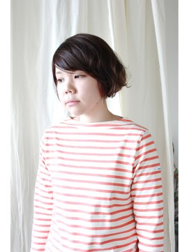 ホワイトルーム(White Room) ナチュラルボブ～ダークベージュ＋隠れピンク～