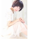 アシメバングショート　[似合わせカット/センター南駅]