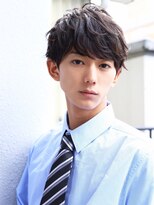 ウェットヘア好感度爽やかビジネス刈り上げショート人気◎髪型