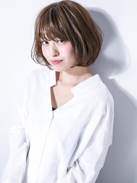 カバーヘア ブリス 川口(COVER HAIR bliss) *bliss川口*ダブルバングの重めワンカールマッシュ大人ボブｗ