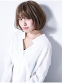 *bliss川口*ダブルバングの重めワンカールマッシュ大人ボブw