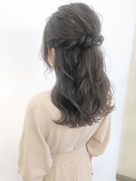 ビファインべクス(Befine becs) 【Befine京都】結婚式や卒業式に。波ウェーブのハーフアップ★