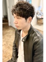 ヘアーアイスカルテット(HAIR ICI QUARTET) メンズパーマ　×   ピンパーマ