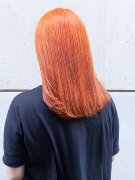 タイドヘア 茨木店(TIDE HAIR) オレンジカラー