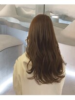 アリュールヘアー ヴィヴィ(ALLURE hair vivi)&nbsp;透明感オリーブベージュ×かきあげロング