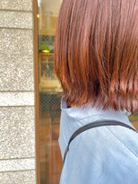 ニコアヘアデザイン(Nicoa hair design) ブリーチなしオレンジブラウン