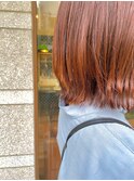 ブリーチなしオレンジブラウン