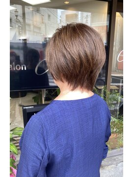 アリオン ハーブグレイカラーショートボブ【alion】