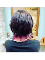 ヘアー バイ ミーズ(hair by Mii’s) ボブウルフ×インナーカラー