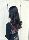 《TARO》黒髪卒業 初カラー バイカラー ラベンダーピンク