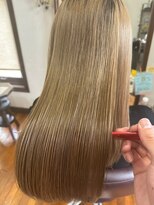 美容室 メザミー MESAMIES&nbsp;20代30代ハイトーンカラーストレートスタイル