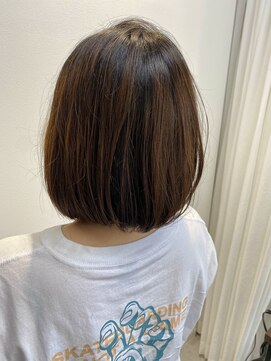 リュネッツ あざみ野店(lunettes) ドライヤーのみでまとまりやすさを☆ワンレンボブ