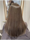 20代30代【髪質改善カラー】透明感ミルクティーグレージュ