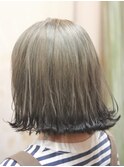 【kimi自由が丘】ケアブリーチ × グレージュ × 裾カラー