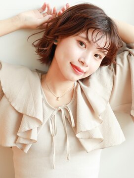 スリール バイ ミリー 江坂(Sourire by milly) 【Sourire江坂】ショートボブ前髪パーマフレンチカジュアル