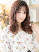 カバーヘア ブリス 戸田公園西口店(COVER HAIR bliss)&nbsp;波巻きカール韓国風ゆるふわエアリーミディa戸田公園0代30代40代